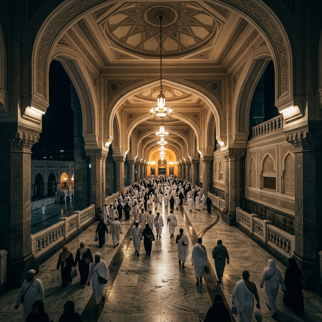 Sa'i between Safa & Marwah